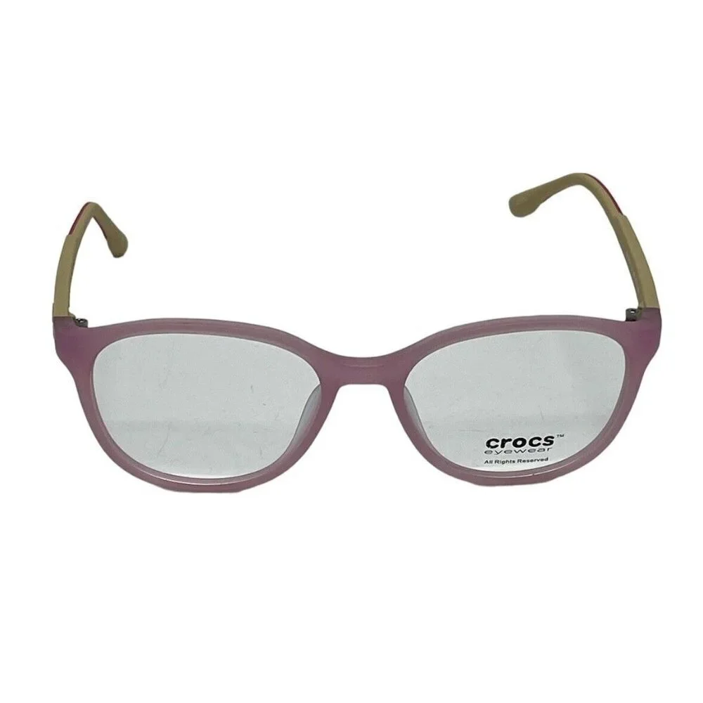 Crocs Eyewear Mod JR 140 Col 10BN 47-16-126 Pink Yellow Kids Junior Eyeglasses